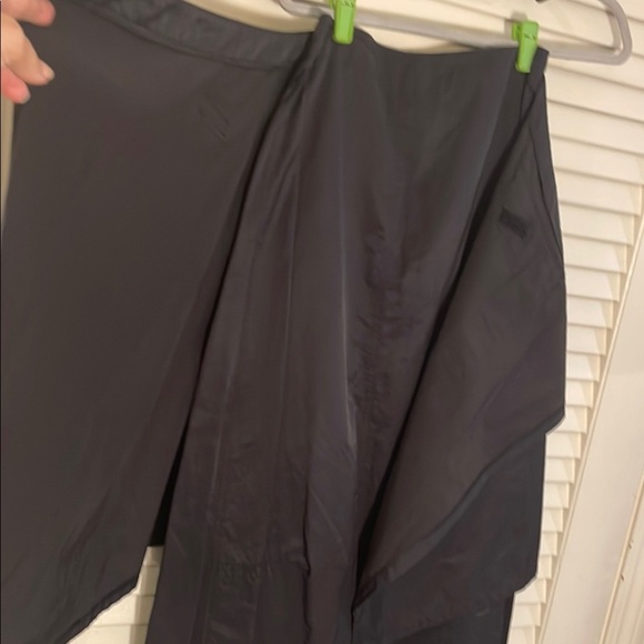 Bebe Black Asymmetrical Maxi Paneled Flap Asymmetrical Very Cool Skirt - Picture 11 of 13